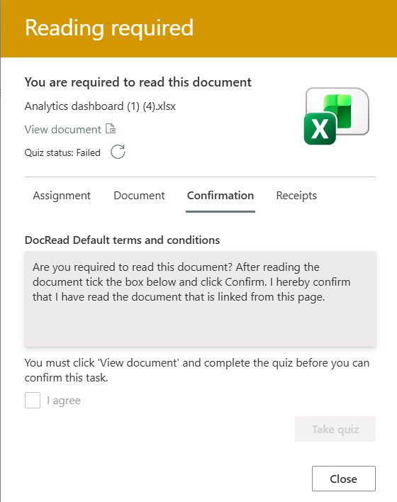 Retry workflow screen