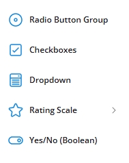 Question type picker